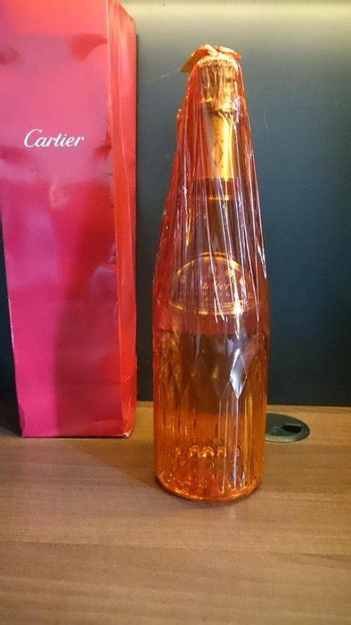 cartier champagne crystal bottle price.